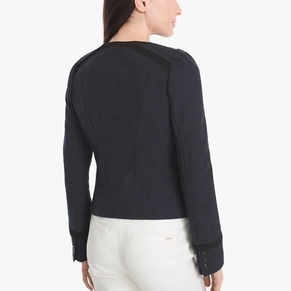 White House Black Market Crop Tweed Jacket - Picture 2 of 11